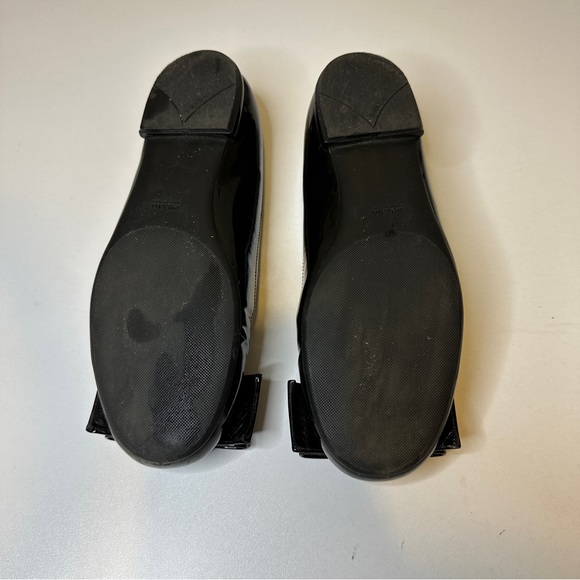 PRADA Patent Leather Black Bow Prada Authentic Flats - Picture 8 of 16